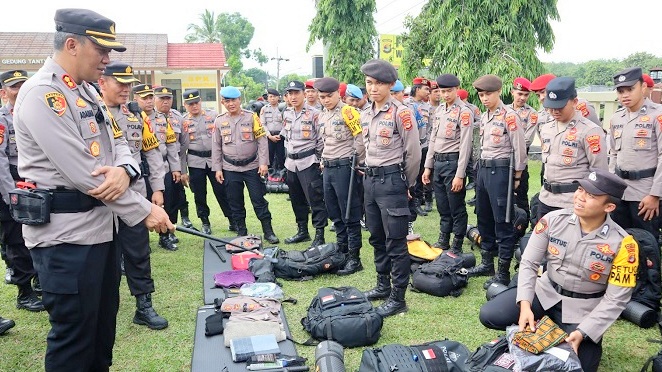 Amankan Pilakda, Polres Waykanan Kerahkan 385 Personel