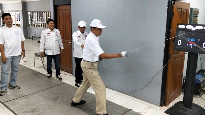 Puluhan Atlet  Anggar Lampung Bersaing Rebut Tiket PON Bela Diri
