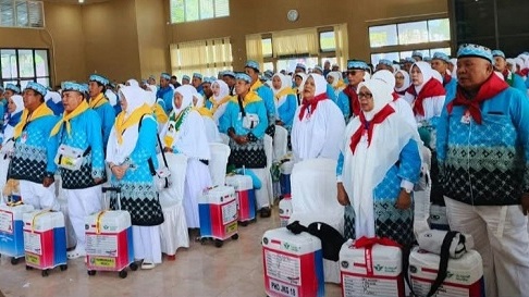 Perjalanan Suci Dimulai, Bupati Waykanan Lepas 224 Jemaah Haji