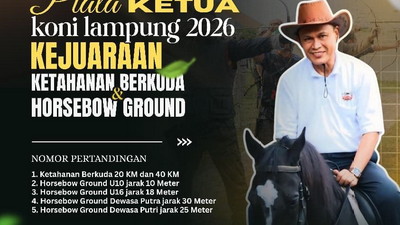 Piala Ketum KONI Lampung Jadi Panggung Lahirnya Atlet Berkuda Memanah Masa Depan