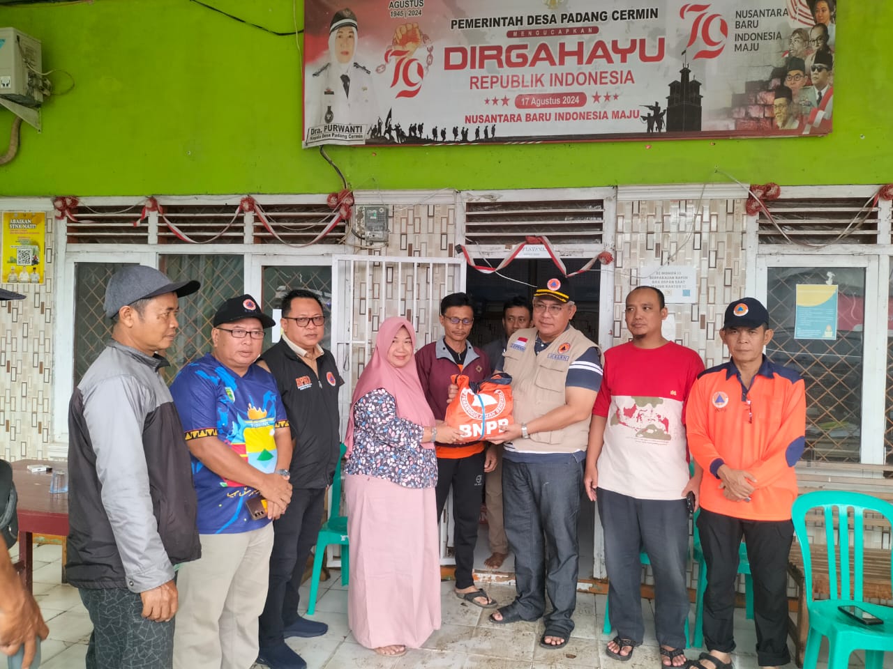 Banjir Genangi Pesisir Pesawaran, Pemkab Sigap Berikan Bantuan
