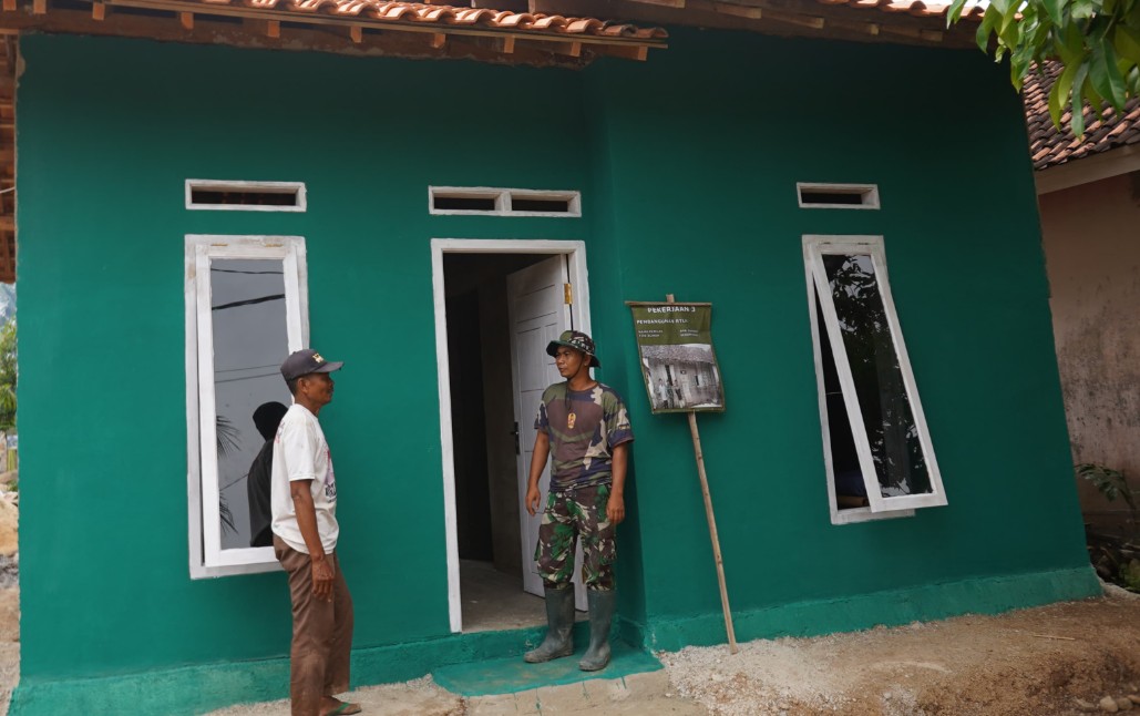 Berkat TMMD, Suhono Punya Hunian Layak