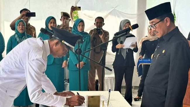 Lantik Kades, Hamartoni: Pahami Tupoksi dan Layani Masyarakat