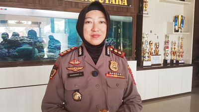 Polres Lampura Awasi Antrean BBM di SPBU