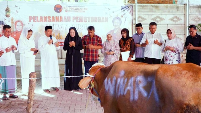 Di Momen Iduladha, Winarti Singgung Ekonomi Sulit dan Ajak Kader PDIP Gotong Royong