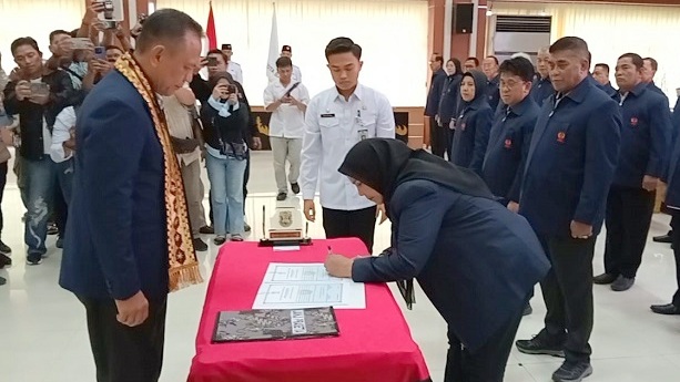 Sah.! Jadi Ketum KONI Bandarlampug, Eva Stop Era Seremoni Olahraga