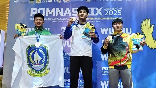 POMNAS XIX, Lampung Sebet Tiga Perunggu dari Wushu