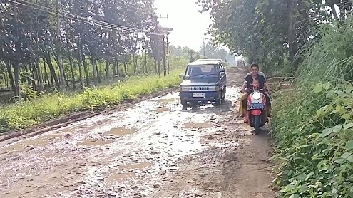 Jalan Kalicinta Potret Kusam Infrastruktur Lampura