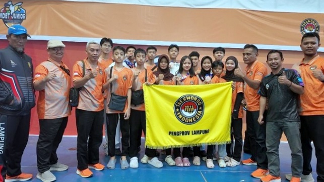 Lampung Bawa Pulang 7 Medali dari Kejurnas Taekwondo