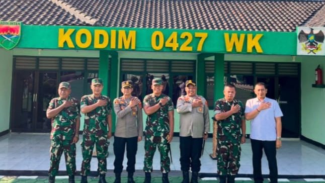 Dandim dan Kapolres Satukan Langkah, Stabilitas Waykanan Harga Mati