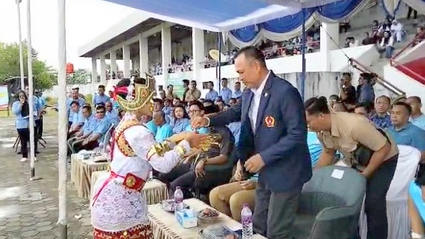 Lantik Pengurus KONI Lamsel, Ketum KONI Lampung Soroti Pembinaan Atlet