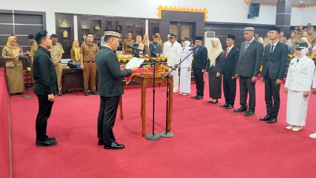 Walikota Metro Lantik Sepuluh Pejabat Eselon III dan IV