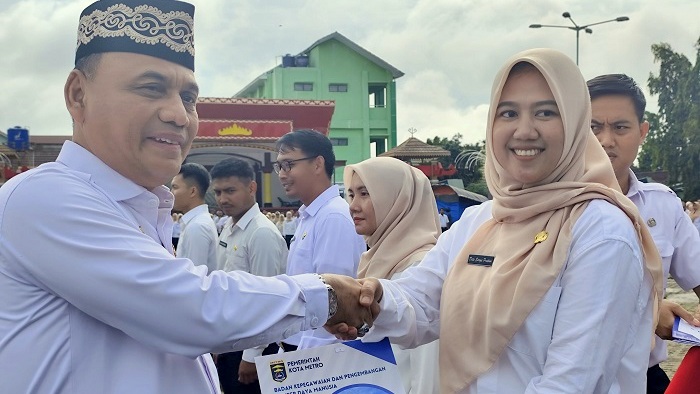 Pemkot Metro Angkat 1.913 PPPK Paruh Waktu