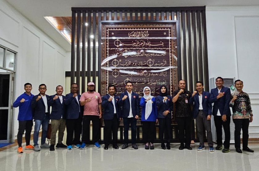 Terima Kunjungan KONI Pesawaran, Bupati Nanda Ingatkan Pentingnya Pembinaan Atlet