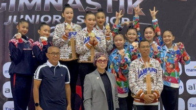 Lampung Rajai Kejurnas Senam Ritmik, Tri Wahyuni Jadi Bintang