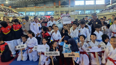 Lampung Cetak Sejarah, 3.600 Karateka Bersaing di GOR Siger