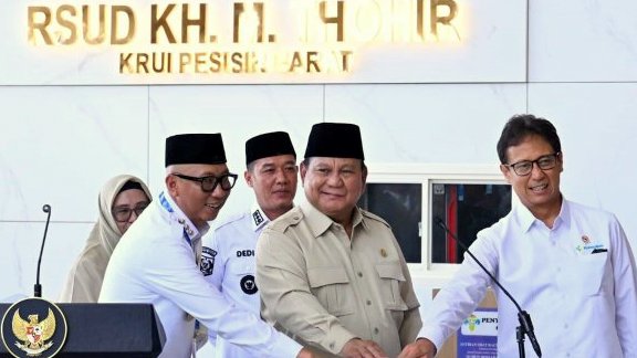 Resmikan RSUD K.H. Muhammad Thohir, Prabowo Kirim Peringatan Keras!