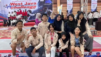 Dua Emas Anggar Harumkan Nama Lampung, Beban Biaya  Ditanggung Keluarga
