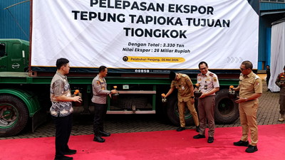 Buka Keran Pasar Global, Intan Grup Ekspor 3.330 Ton Tapioka Lampung ke Tiongkok