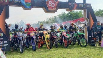 Panglima Trail Adventure, Seribuan Raider Bersaing Di Pesawaran