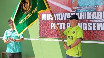 Pimpin PELTI Pringsewu, Arief Hidayanto Bidik Medali Porprov