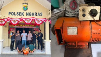 Curi Dinamo Listrik, Kakak-Adik Diciduk Polsek Ngaras