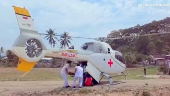 Ambulans Udara Diuji Coba Di Pesisir Barat