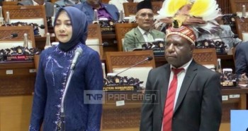 Mandat 55.380 Suara, Nessy Resmi Gantikan Tamanuri Di  Senayan