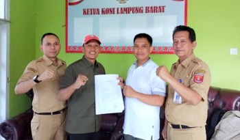 Bambang Kusmanto Lepas Jabatan Ketua Harian KONI Lambar